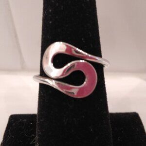 Sterling Silver Ring Swirl Design Sizes 5, 6, 7, 8, or 9